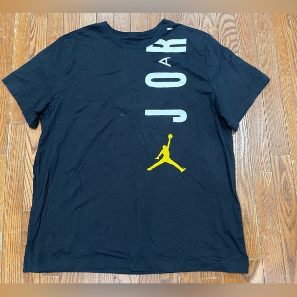 Jordan Other - Jordan Black Tee with Red Logo